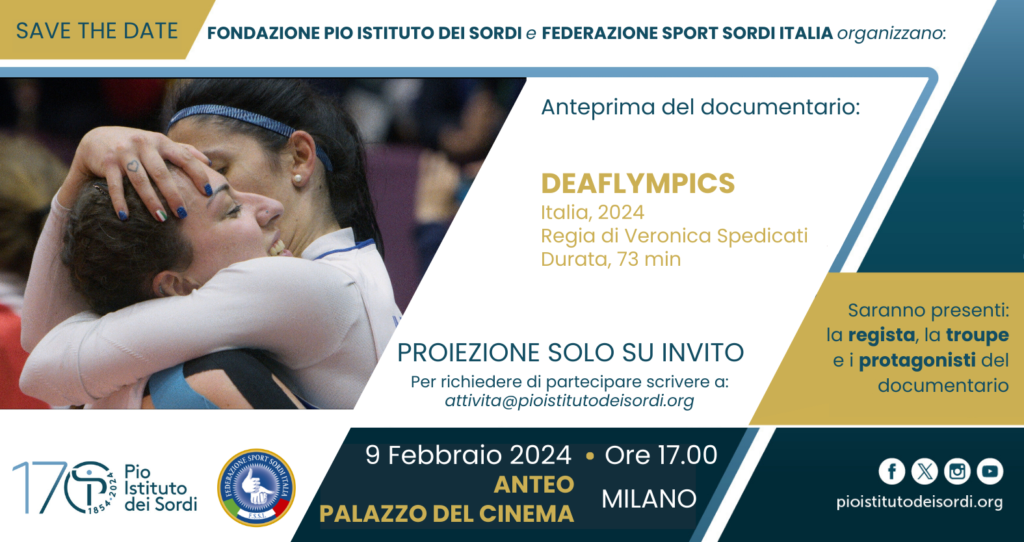 Save the date evento 9 febbraio ore 17